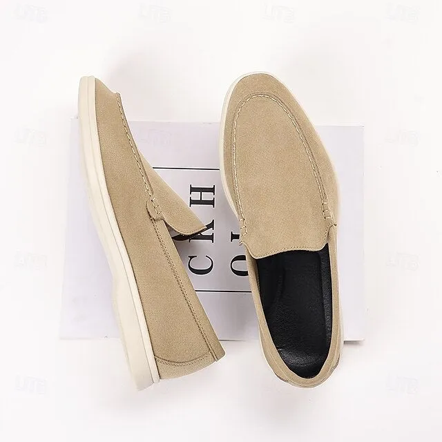 – Loafers Light Final call Chic Casual Slip-On Blue Men's Faux Breathable