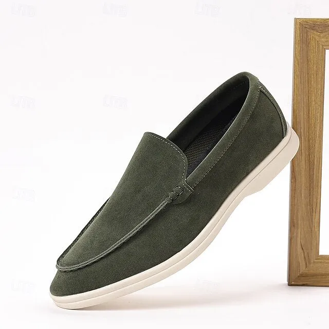 – Loafers Light Final call Chic Casual Slip-On Blue Men's Faux Breathable