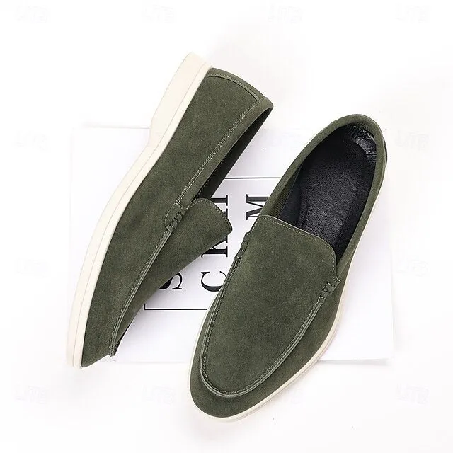 – Loafers Light Final call Chic Casual Slip-On Blue Men's Faux Breathable