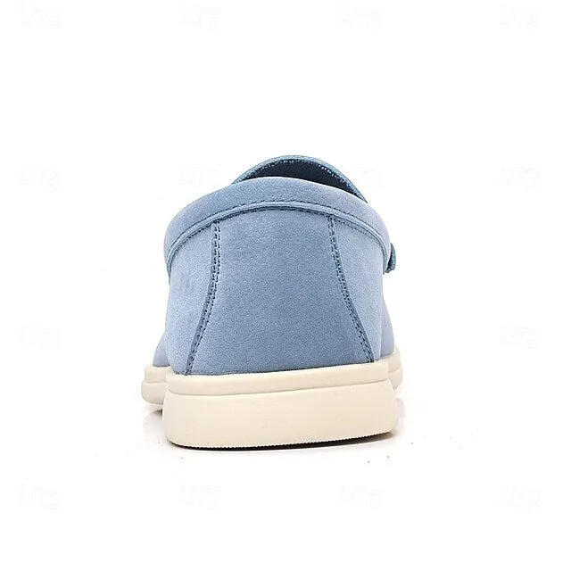 – Loafers Light Final call Chic Casual Slip-On Blue Men's Faux Breathable
