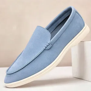 – Loafers Light Final call Chic Casual Slip-On Blue Men's Faux Breathable