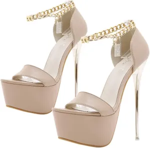 1 Pair High heeled Sandals Summer Sandals Womens Heeled Sandal Footwear