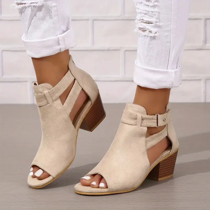 2024 New Women's Orthopaedic High Heel Leather Shoes