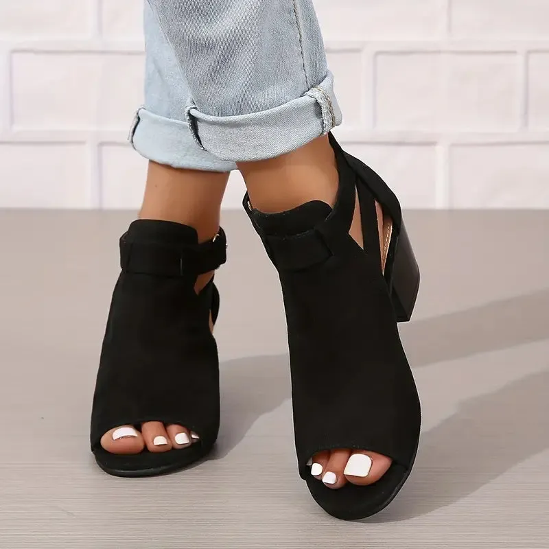 2024 New Women's Orthopaedic High Heel Leather Shoes