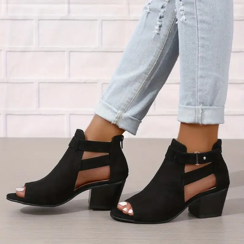 2024 New Women's Orthopaedic High Heel Leather Shoes