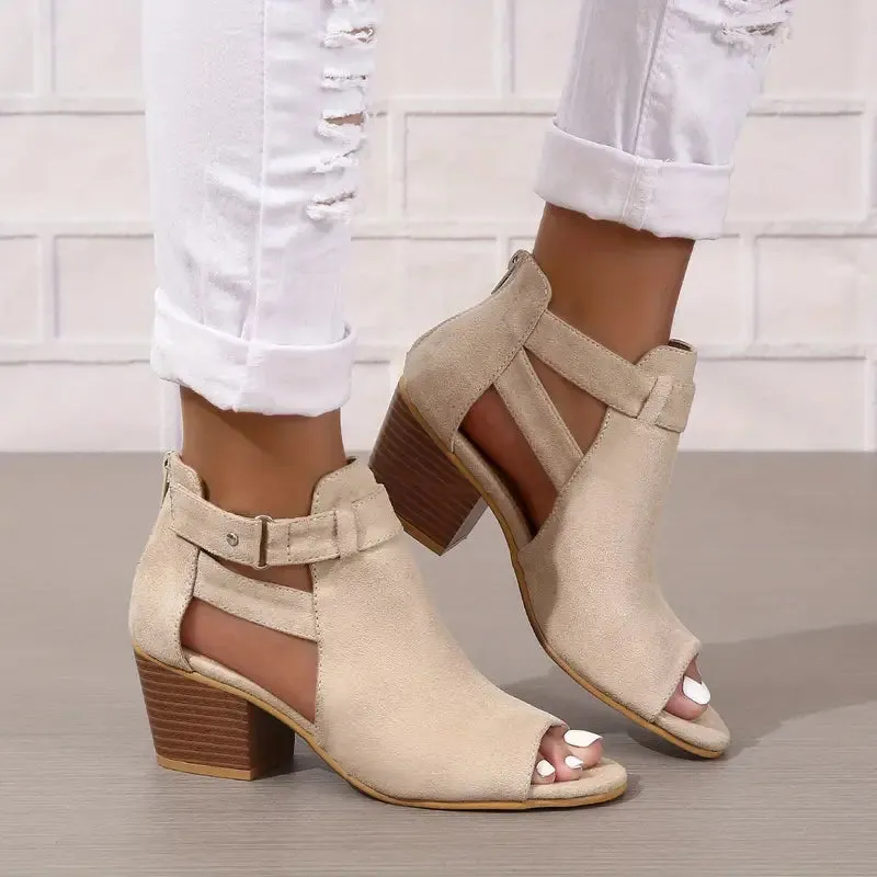 2024 New Women's Orthopaedic High Heel Leather Shoes