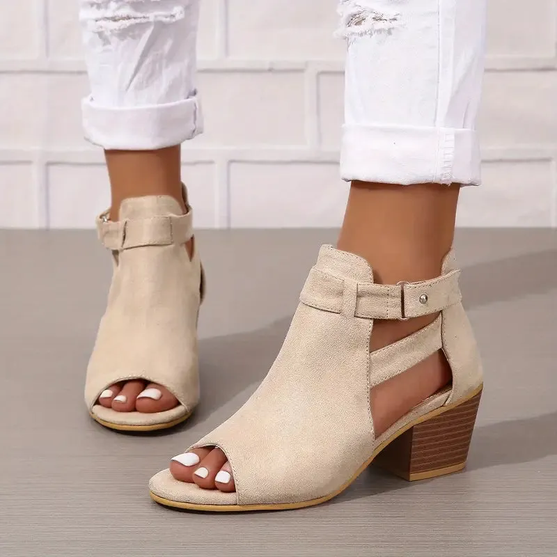 2024 New Women's Orthopaedic High Heel Leather Shoes