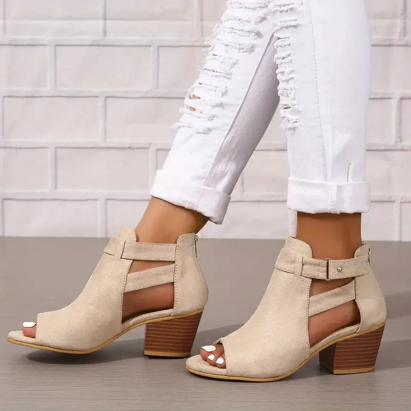 2024 New Women's Orthopaedic High Heel Leather Shoes