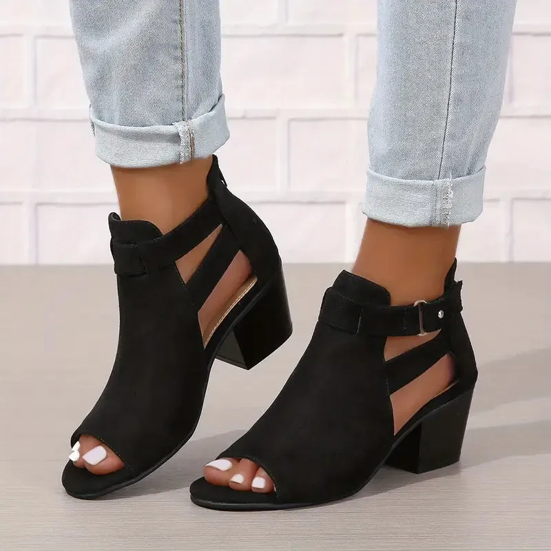 2024 New Women's Orthopaedic High Heel Leather Shoes