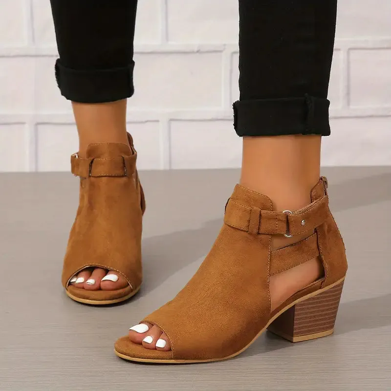 2024 New Women's Orthopaedic High Heel Leather Shoes