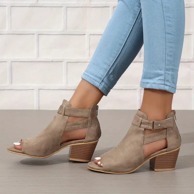 2024 New Women's Orthopaedic High Heel Leather Shoes