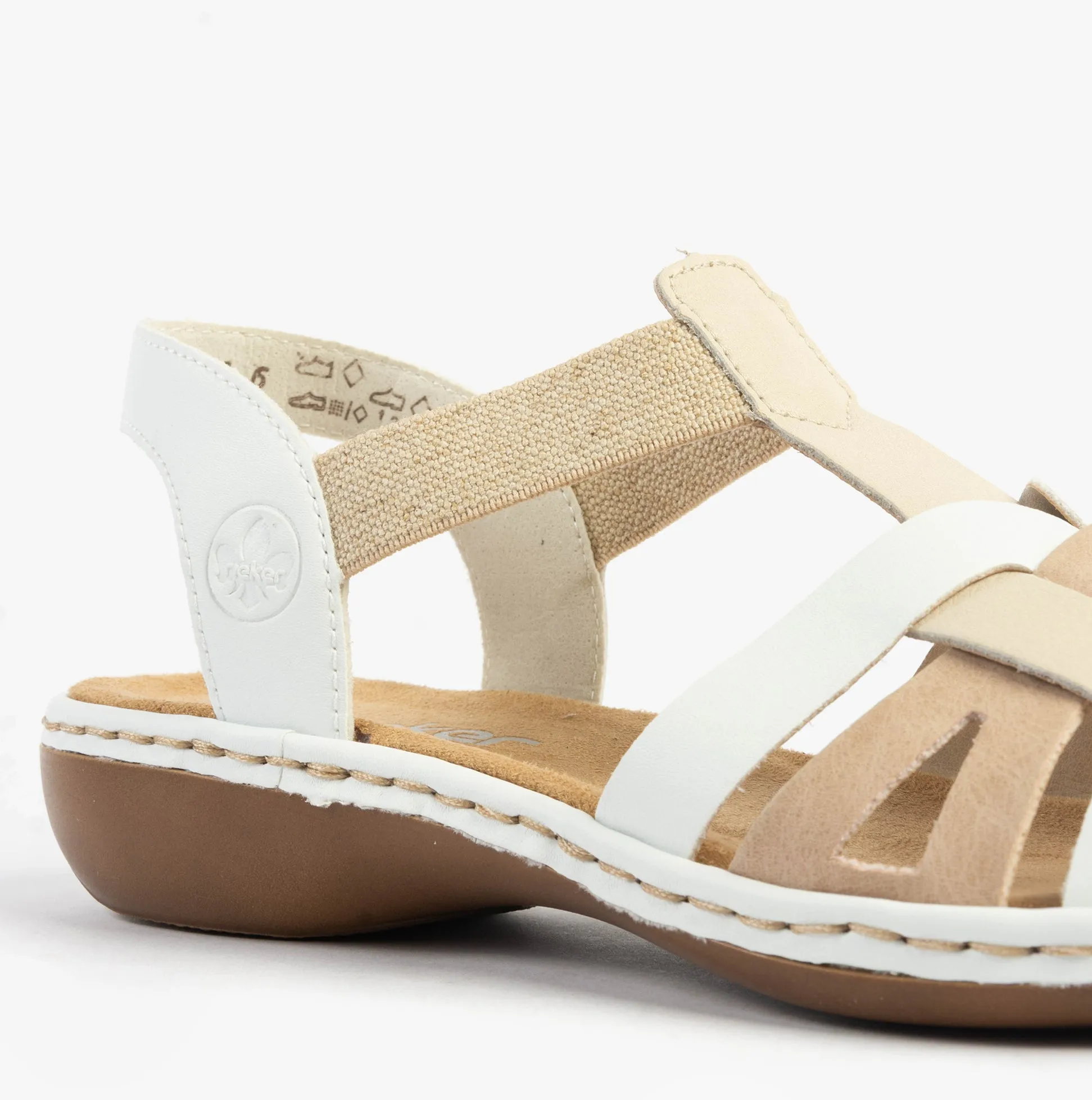 65918-81 Womens Sandals White Combination
