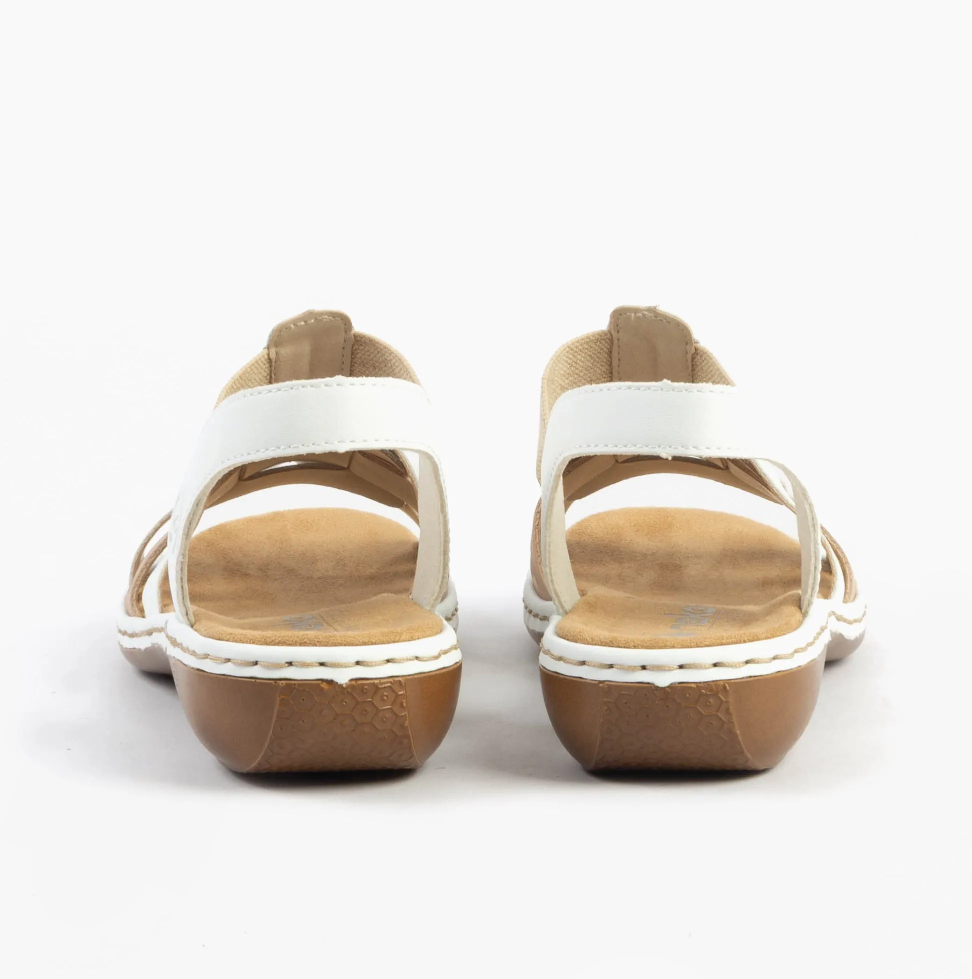65918-81 Womens Sandals White Combination