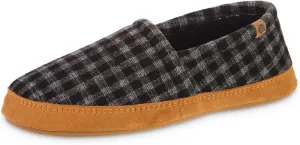Acorn Men's Slippers with Memory Foam Insole Suede Sidewall and Rubber Outsole