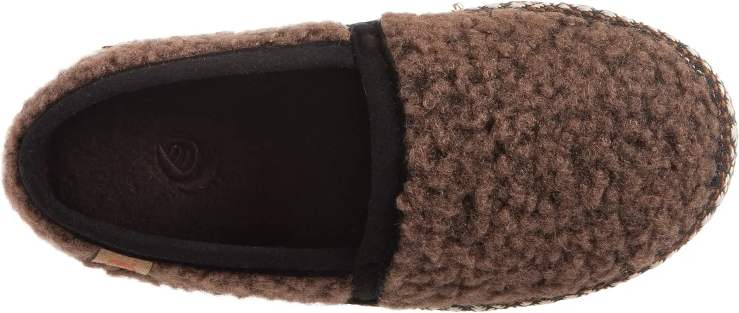 Acorn Unisex-Kid's L'il Woven Trim Moc Slipper