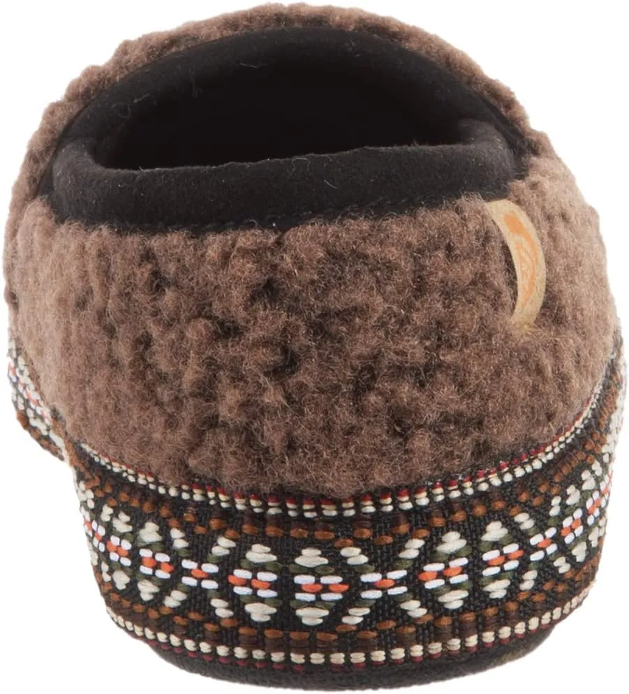 Acorn Unisex-Kid's L'il Woven Trim Moc Slipper