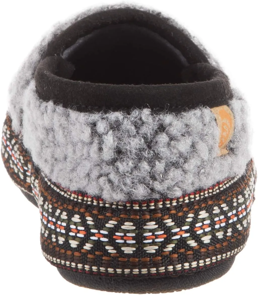 Acorn Unisex-Kid's L'il Woven Trim Moc Slipper