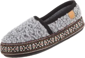 Acorn Unisex-Kid's L'il Woven Trim Moc Slipper