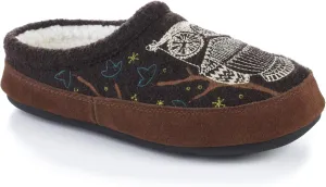 Acorn Womens Slipper with Berber Lining, Suede Siding and Durable Non-Slip Indoor/Outdoor Sole