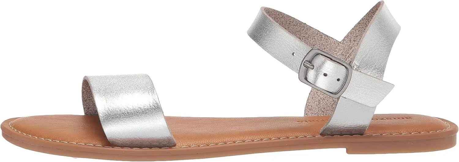 Amazon Essentials Women's Two Strap Buckle Sandal
