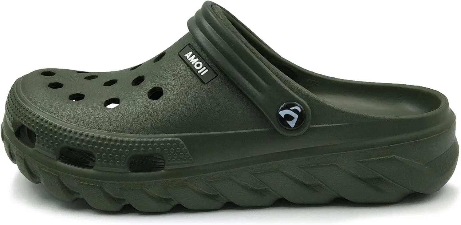 Amoji Unisex Garden Clogs Gardening Shoes AA1521