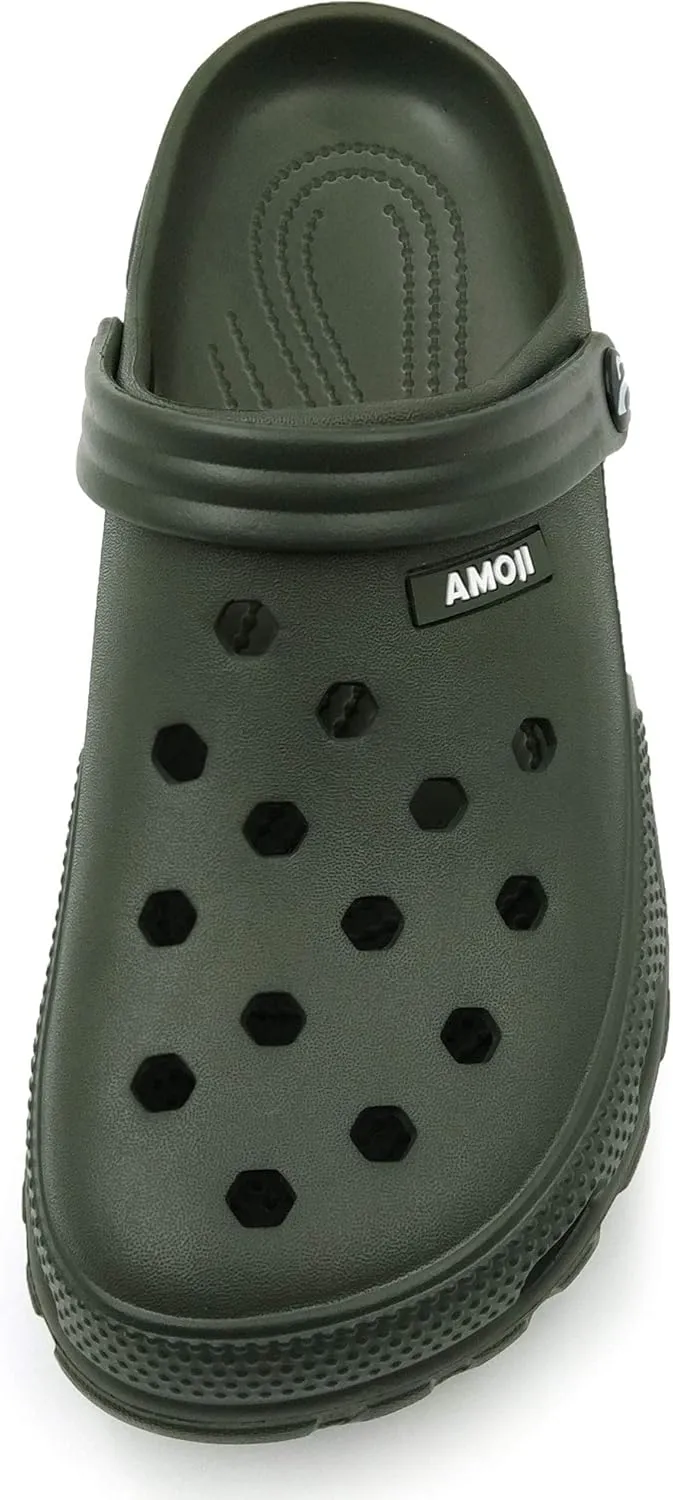 Amoji Unisex Garden Clogs Gardening Shoes AA1521