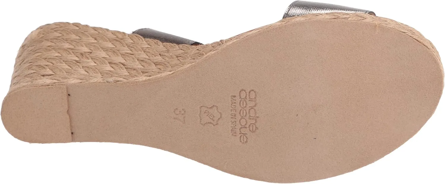 André Assous Women's Allison Espadrille Open Toe Wedge Sandal