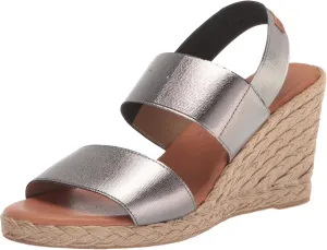 André Assous Women's Allison Espadrille Open Toe Wedge Sandal