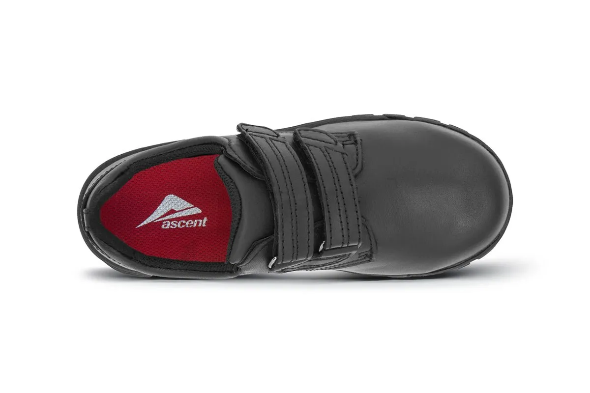ASCENT ACADEMY D width VELCRO - BLACK
