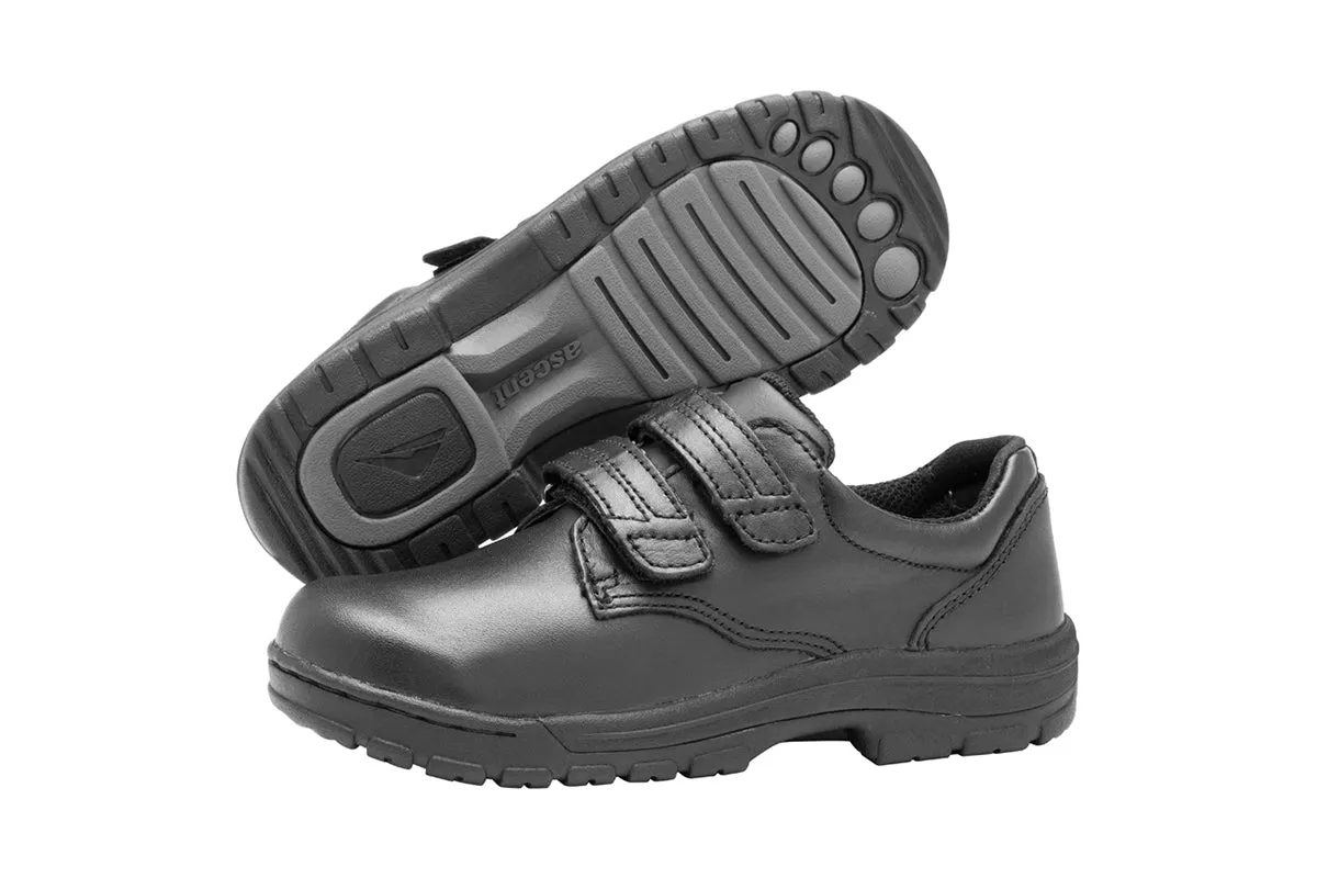 ASCENT ACADEMY D width VELCRO - BLACK
