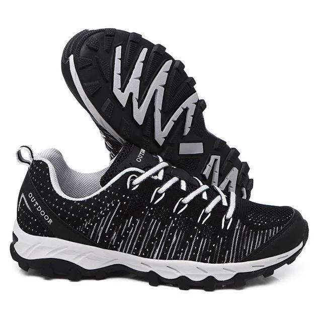 Autumn Winter Comfortable Men Women Anti-Slip Hiking Shoes Lightweight Breathable Outdoor Trekking Mountaineering Couple Lover
