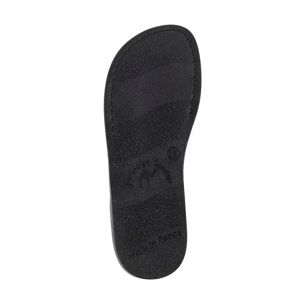 Barak - Leather Closed Toe Sandal | Honey