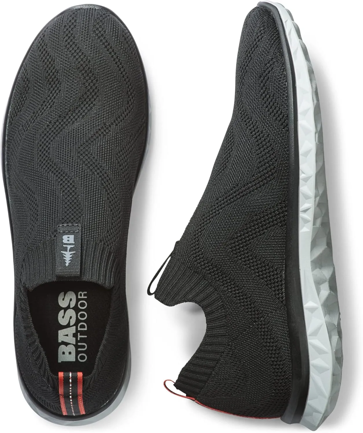 BASS OUTDOOR Men's Hex Knit Pull on Hiking Shoe