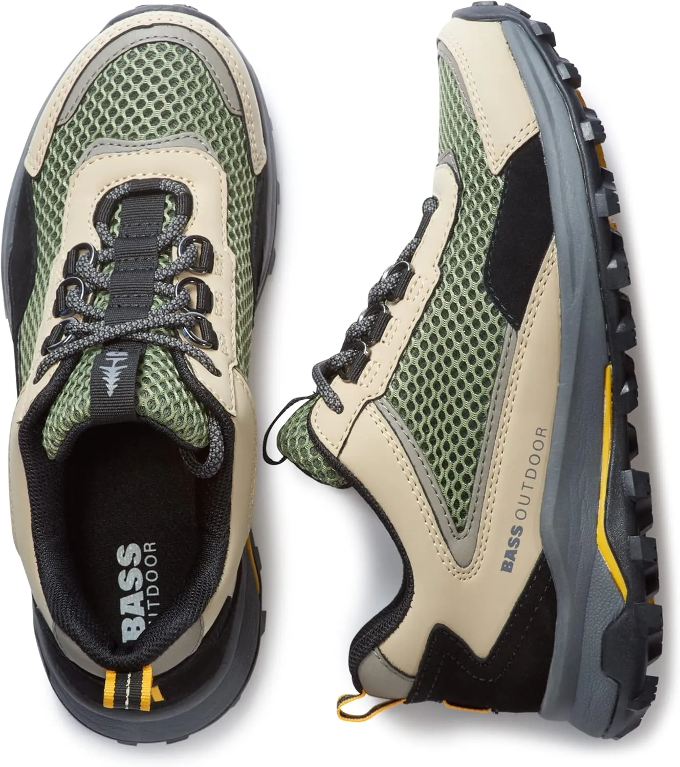 BASS OUTDOOR Women's Trek Mesh Hiker Hiking Shoe