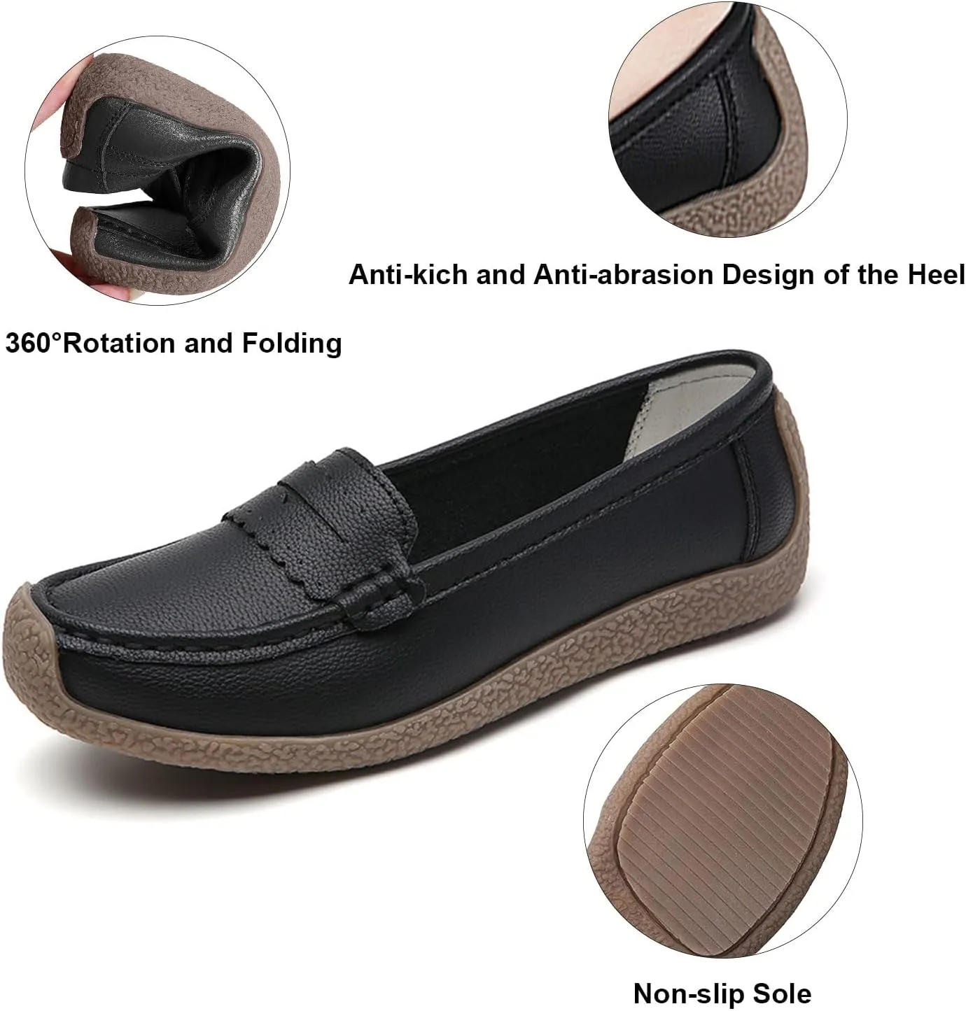 Bealin Womens Knit Driving Loafers Slip On Flat Boat Shoes Penny Breathable Moccasins Knit Loafers Shoes