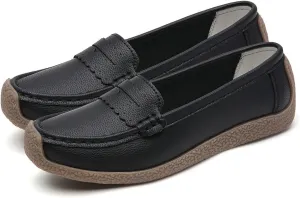 Bealin Womens Knit Driving Loafers Slip On Flat Boat Shoes Penny Breathable Moccasins Knit Loafers Shoes