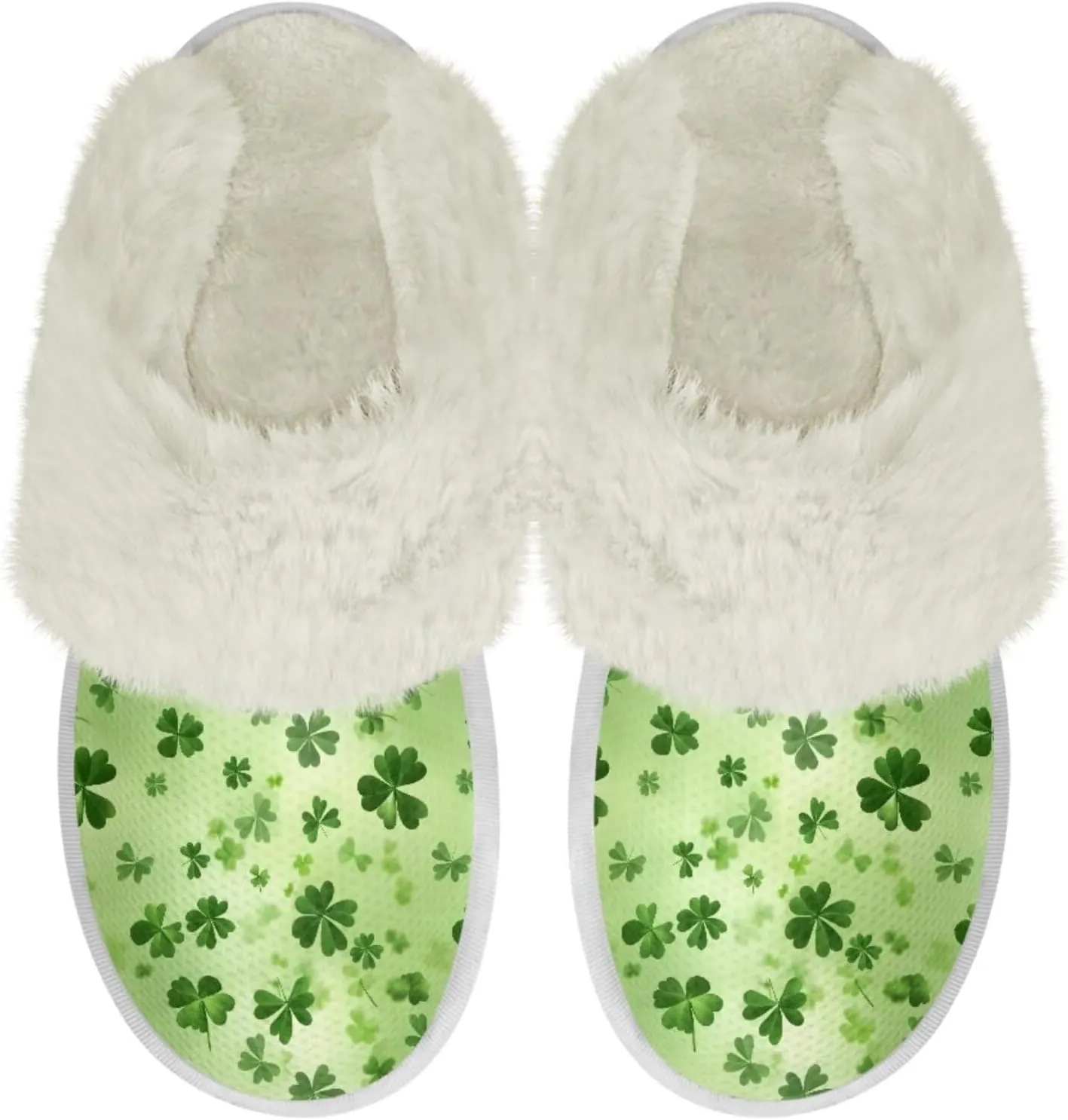 Binienty Women's Men's House Slippers Memory Foam Indoor Outdoor Fuzzy Slipper Bedroom Shoes