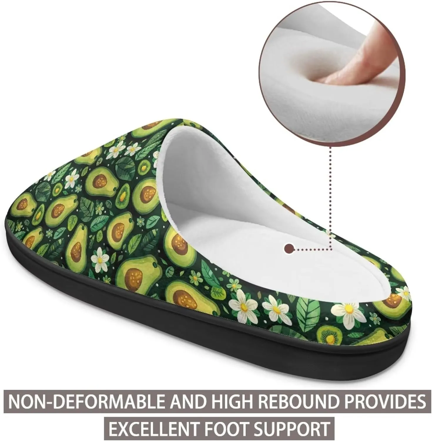 Binienty Womens Slippers Winter Warm with Memory Foam Fluffy House Shoes Indoor Bedroom