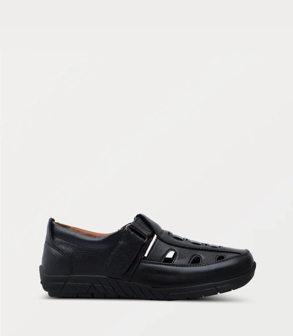 BM6827-BLACK-Men Sandal