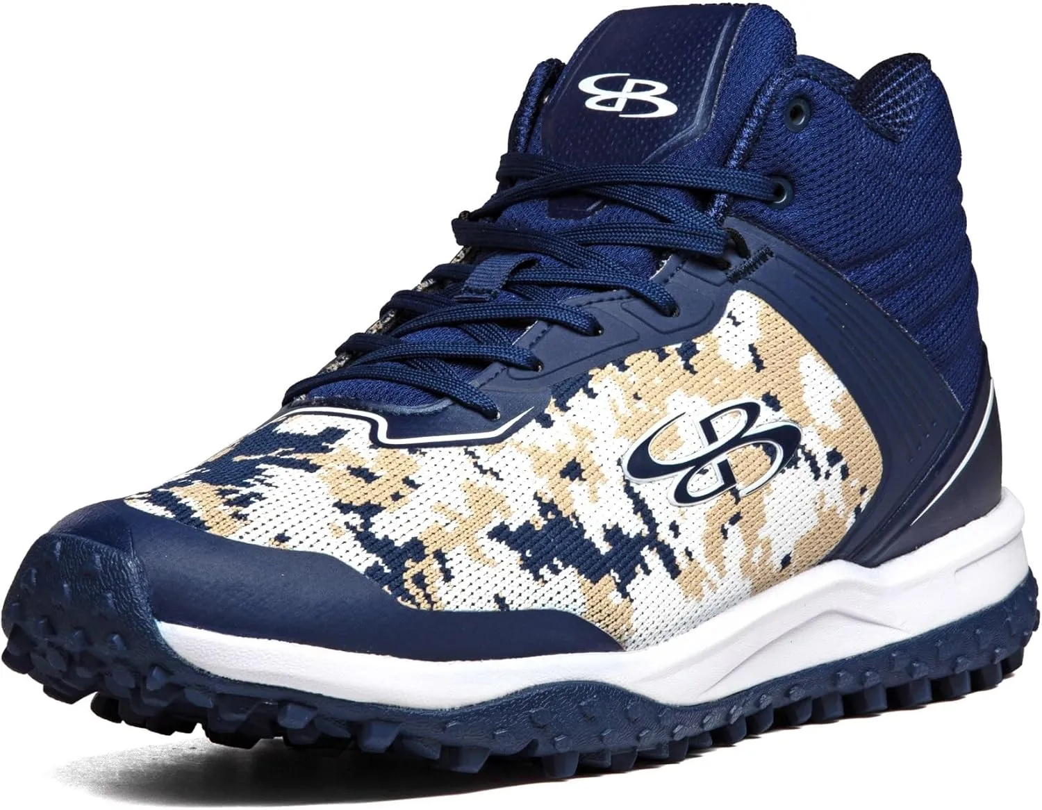 Boombah Viper Pureknit Men's Turf Mid Shoes - Digital Camo - Multiple Color Options - Multiple Sizes