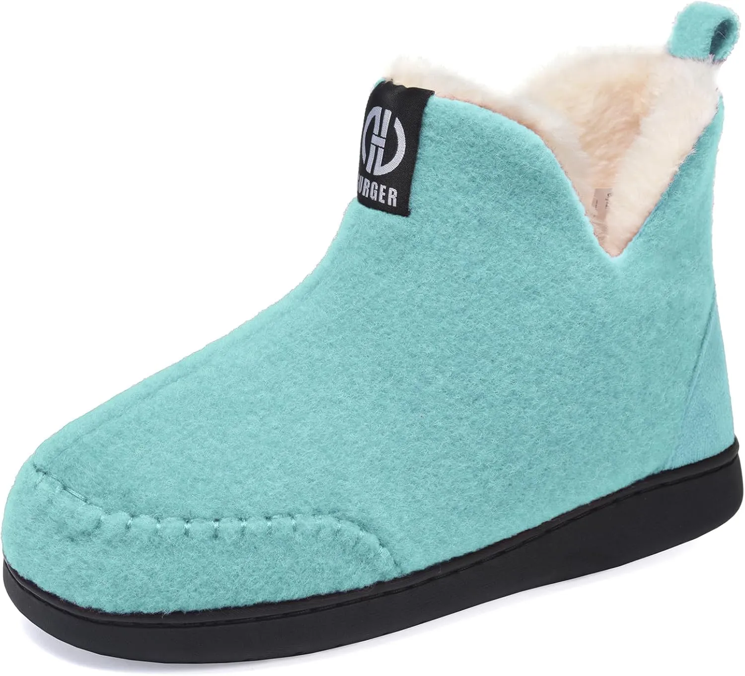 Booties Slipper for Men and Women, Plush Lining Winter Warm House Shoes Memory Foam Slipper Boots