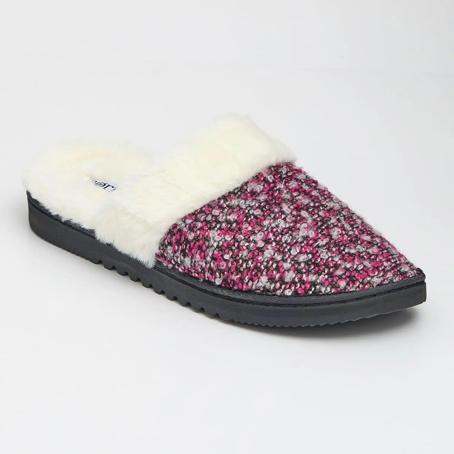 BORN Clog or Scuff Womens Slippers with Memory Foam and Non-Slip Sole, Soft and Comfy Bedroom Slippers for Women