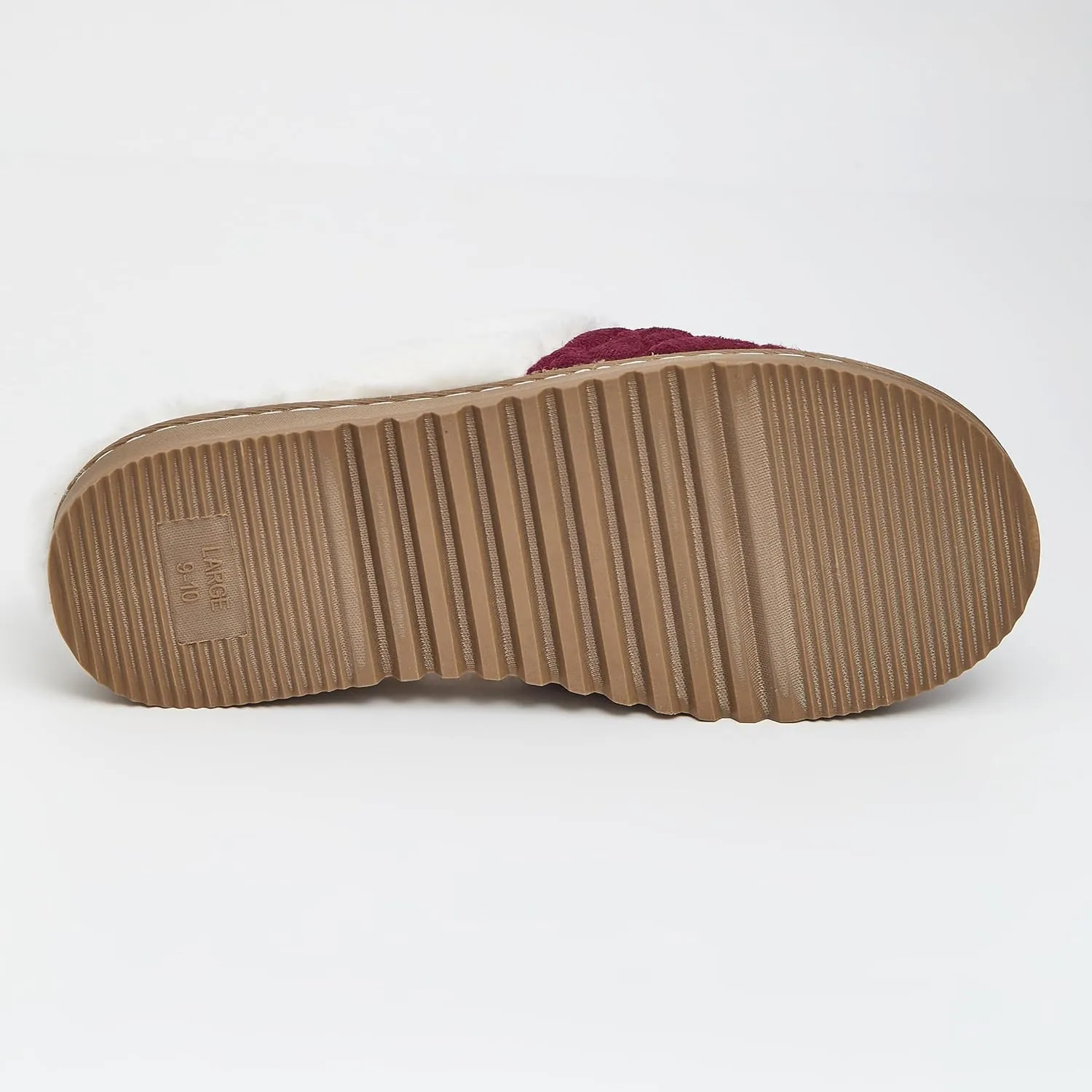 BORN Clog or Scuff Womens Slippers with Memory Foam and Non-Slip Sole, Soft and Comfy Bedroom Slippers for Women