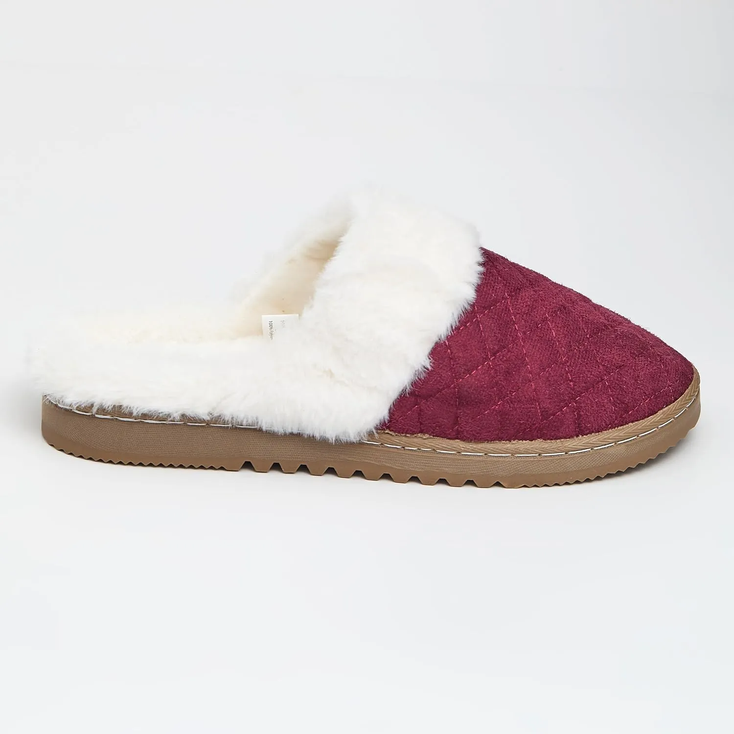 BORN Clog or Scuff Womens Slippers with Memory Foam and Non-Slip Sole, Soft and Comfy Bedroom Slippers for Women
