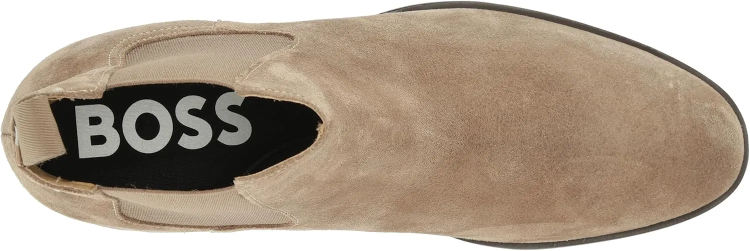BOSS Men's Colby Suede Leather Chelsea Boot Hiking Shoe
