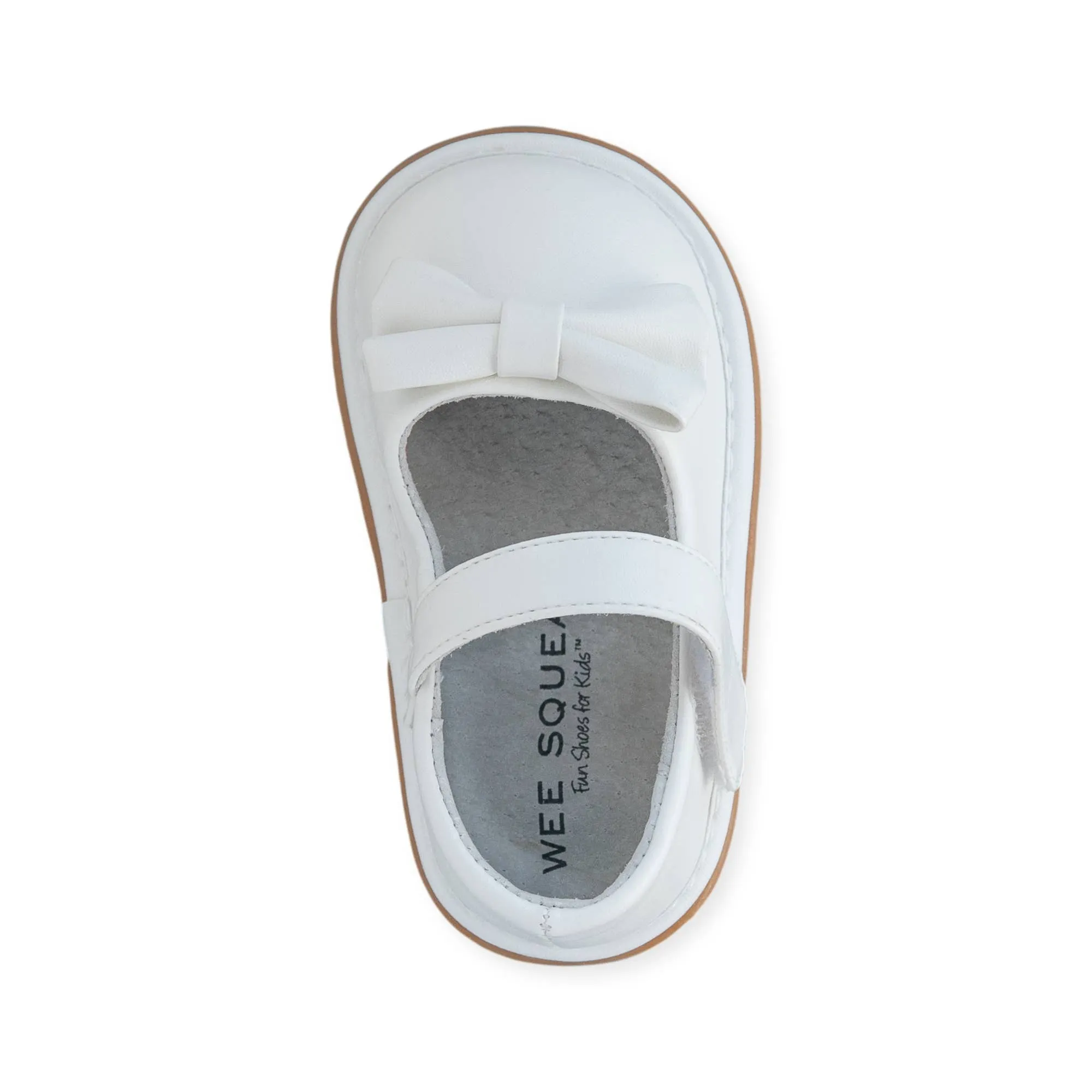 Bow White Shoe