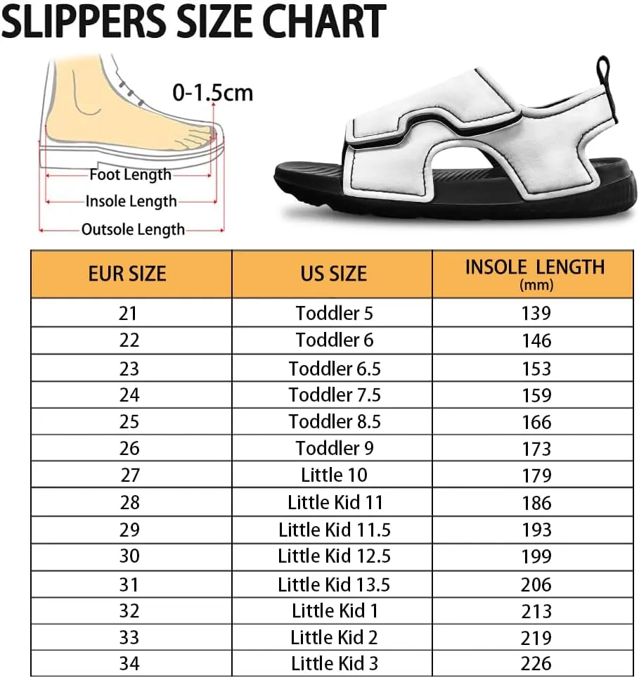 Boys Girls Breathable Sandals Lightweight Non-Slip Water Shoes for Swimming & Playground Adventures Easy to Clean (Toddler/Little Kid)