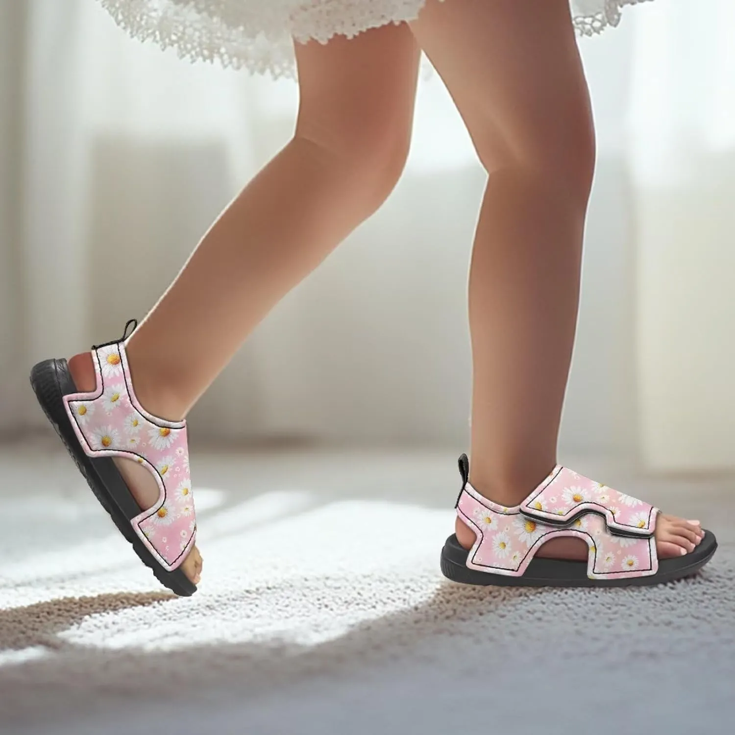 Boys Girls Breathable Sandals Lightweight Non-Slip Water Shoes for Swimming & Playground Adventures Easy to Clean (Toddler/Little Kid)