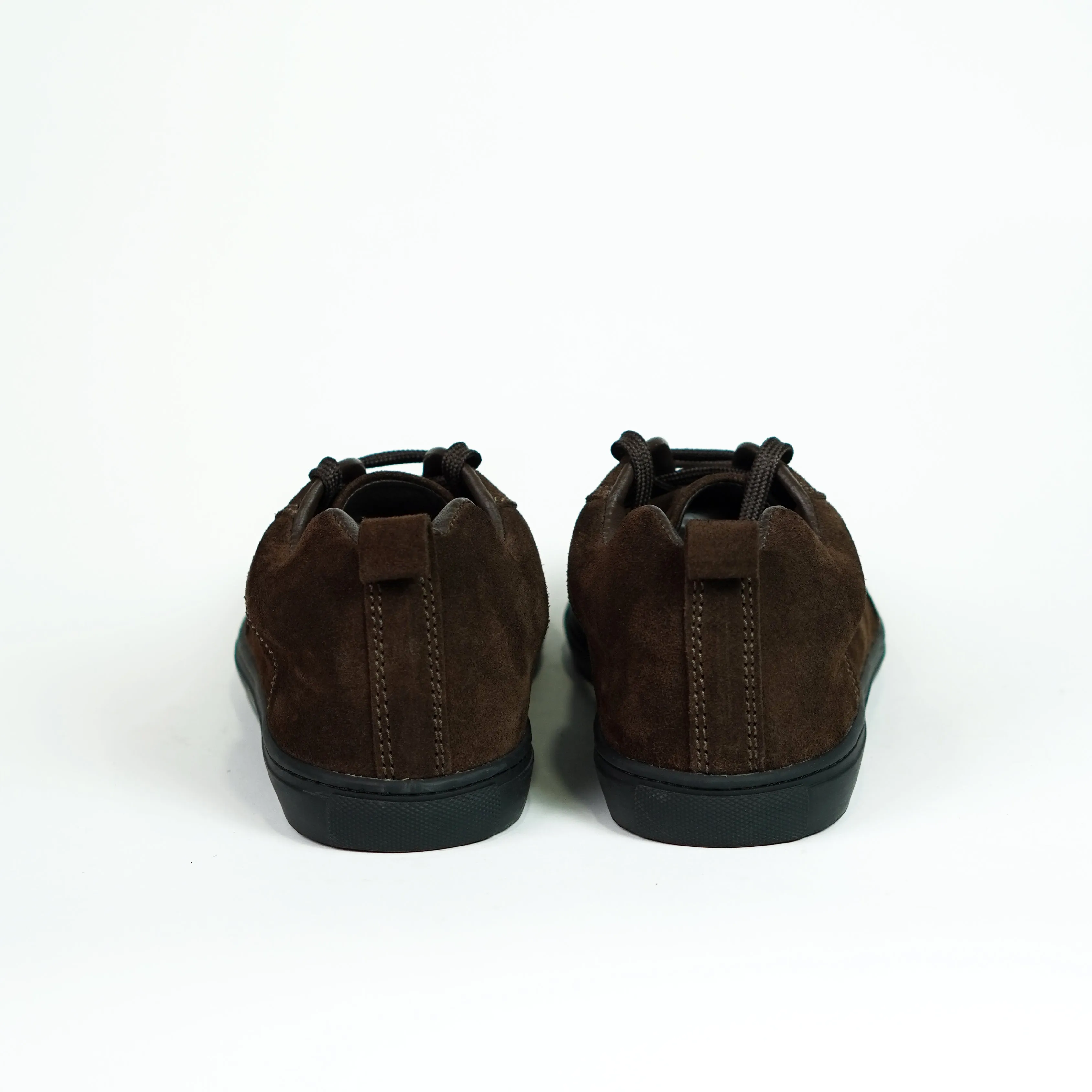 Brooklyn Low Top Sneakers Suede (Espresso Brown)