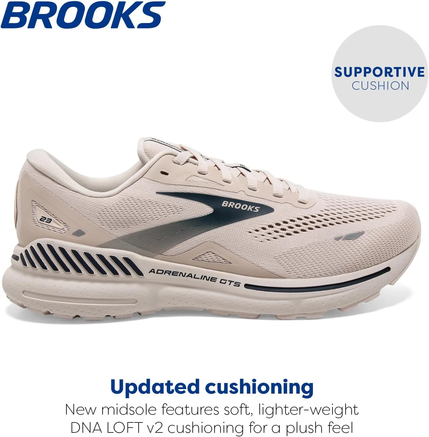 Brooks Men’s Adrenaline GTS 23 Supportive Running Shoe